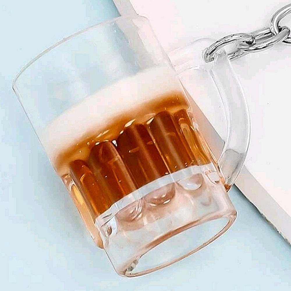 💖Beer Mug Keychain - Picture 2 of 3